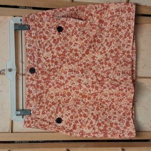 Wild Fable orange floral skirt